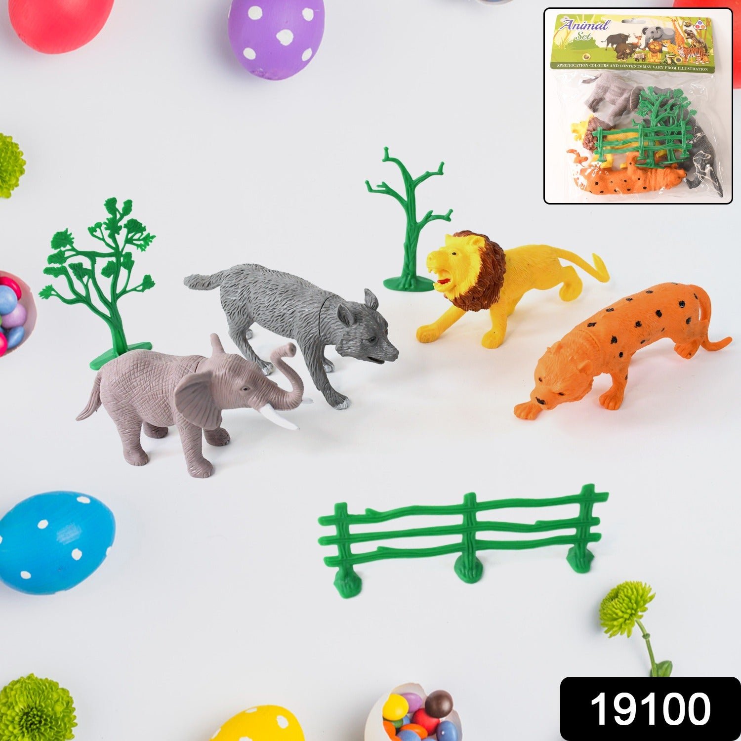 Wild Animal Toy Set for Kids – Educational Safari Play Pack