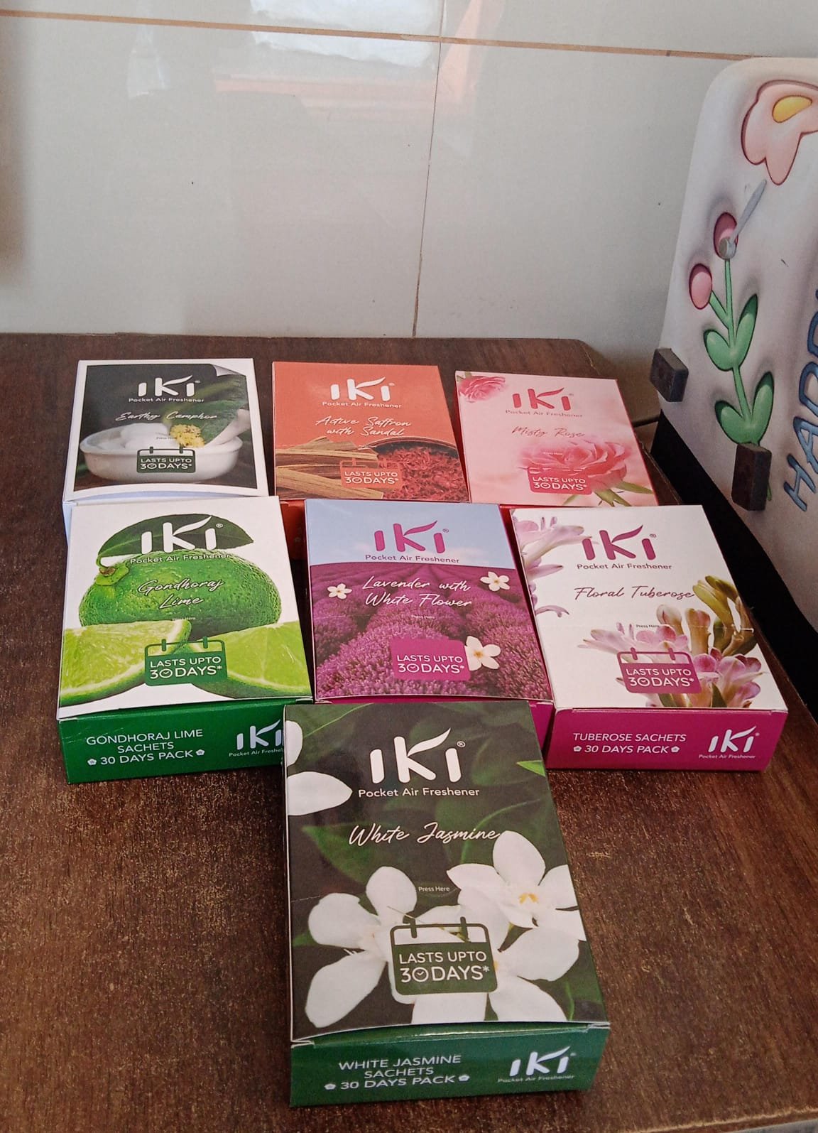Pocket Air Freshener Mix – 6 Assorted Long-Lasting Scents