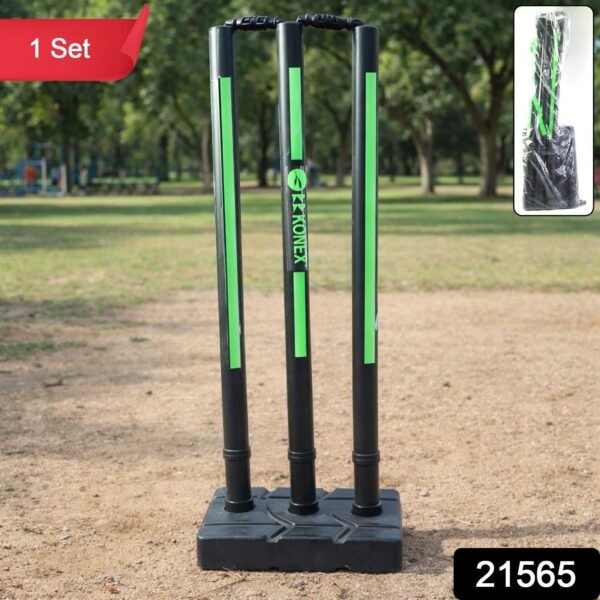 Cricket Stump Set – Heavy Base for Stable Outdoor Practice