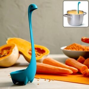 Silicone Soup Spoon – Multifunctional Strainer & Ladle | Quickslice