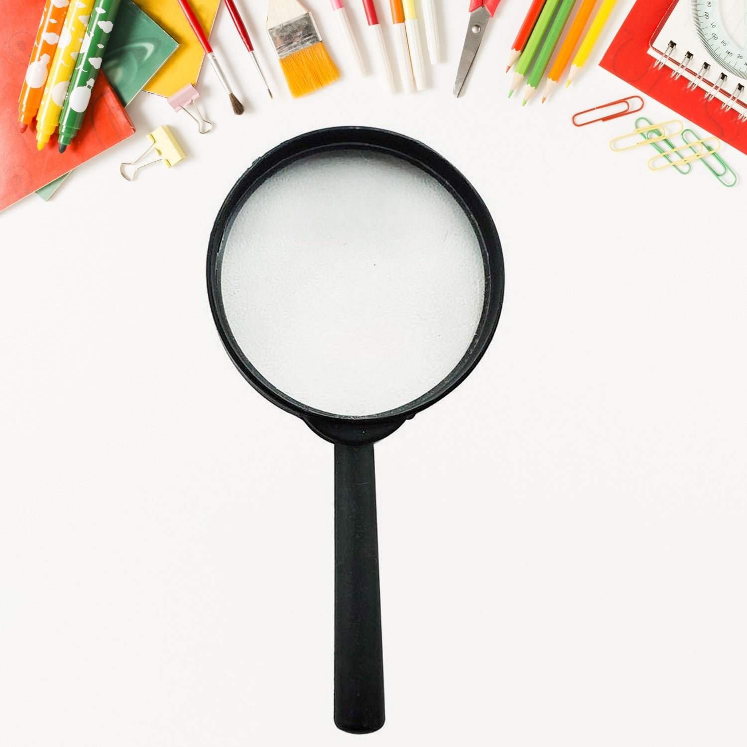 Magnifying Glass for Reading – Dual-Sided Magnifier 75mm & 50mm | Worko