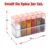 Plastic Spice Jars – Airtight 6-Piece Multicolor Set | Tidy Table