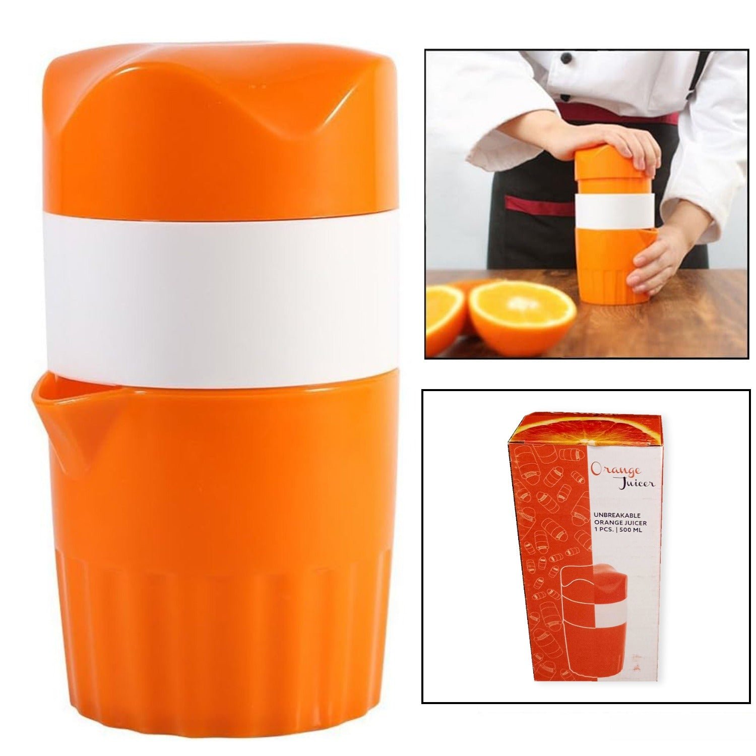 Manual Handheld Citrus Juicer – Fresh Juice Maker | Dabster