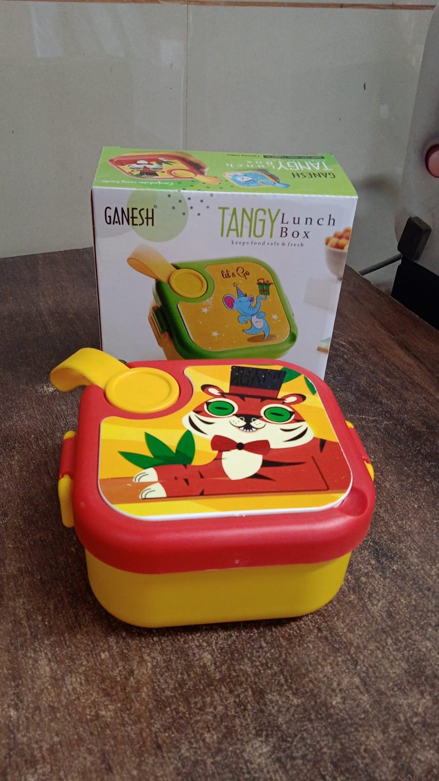 Kids Stainless Steel Lunch Box – Leakproof Tiger Design