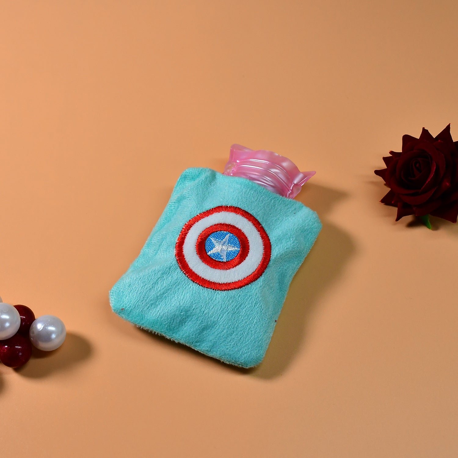 Hot Water Bag – Captain America Pain Relief Cover | Velvet Wellness