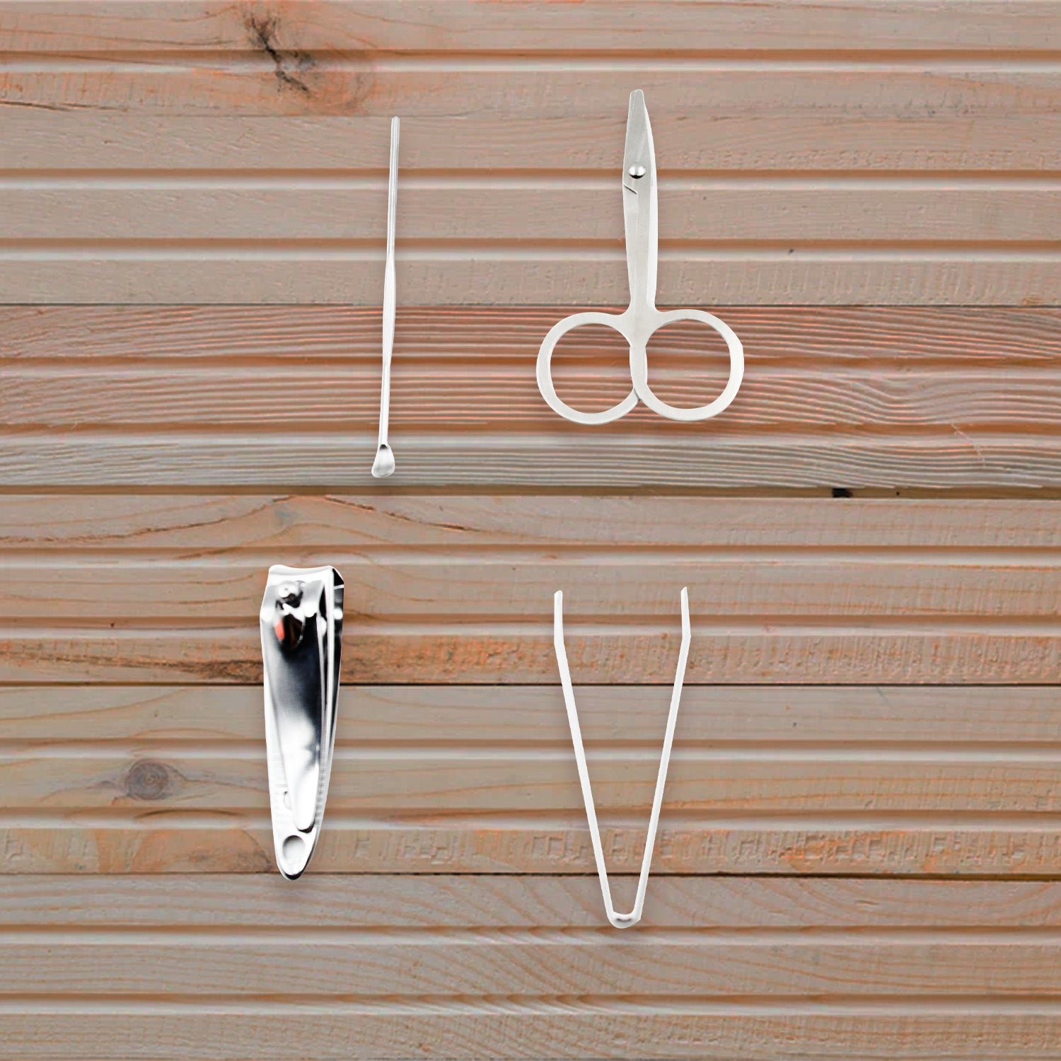 Nail Clipper Set – Stainless Steel 4-Pc Travel Manicure Kit | AuriGlam