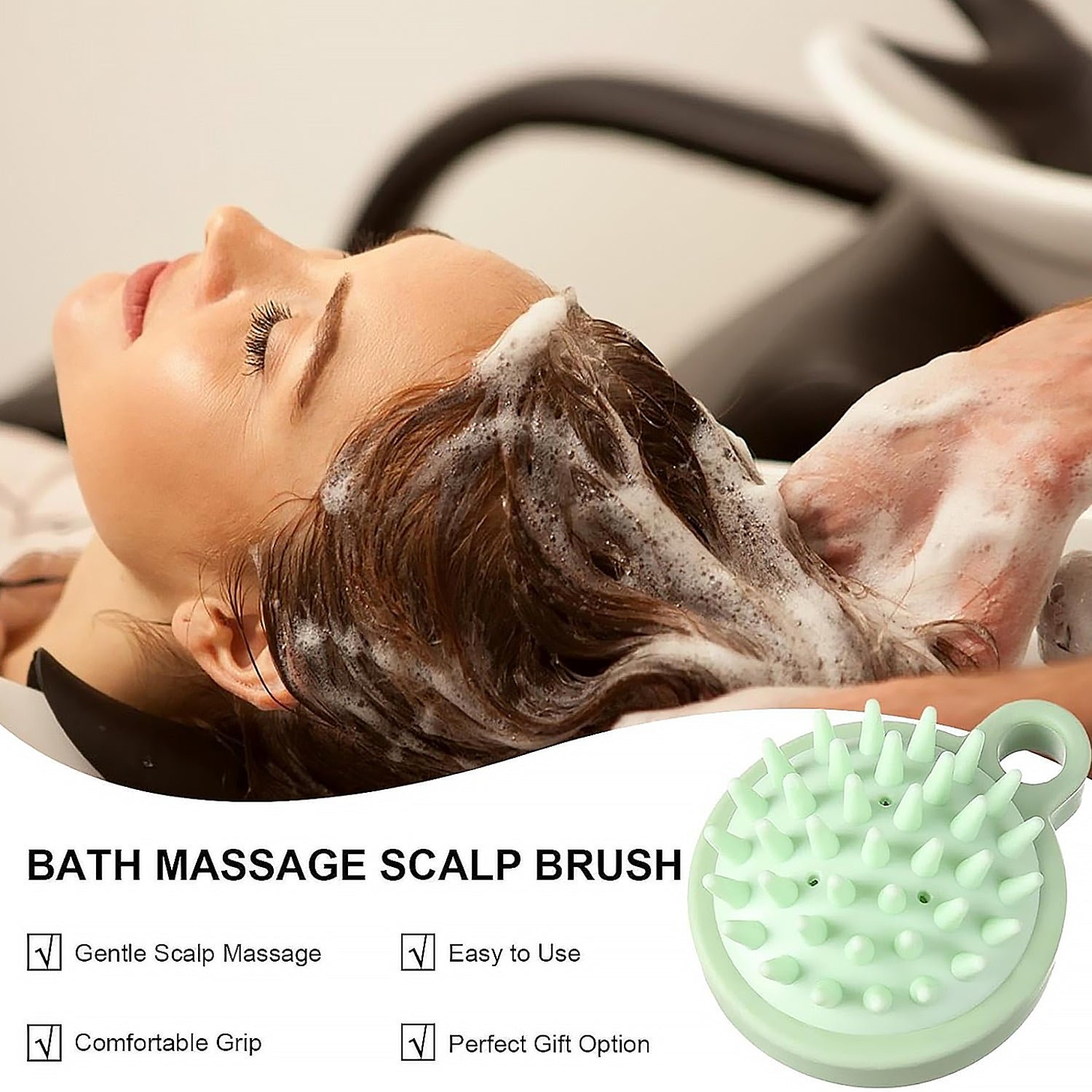 Scalp Massage Comb – Relaxing Shampoo Experience | VelvaBloom