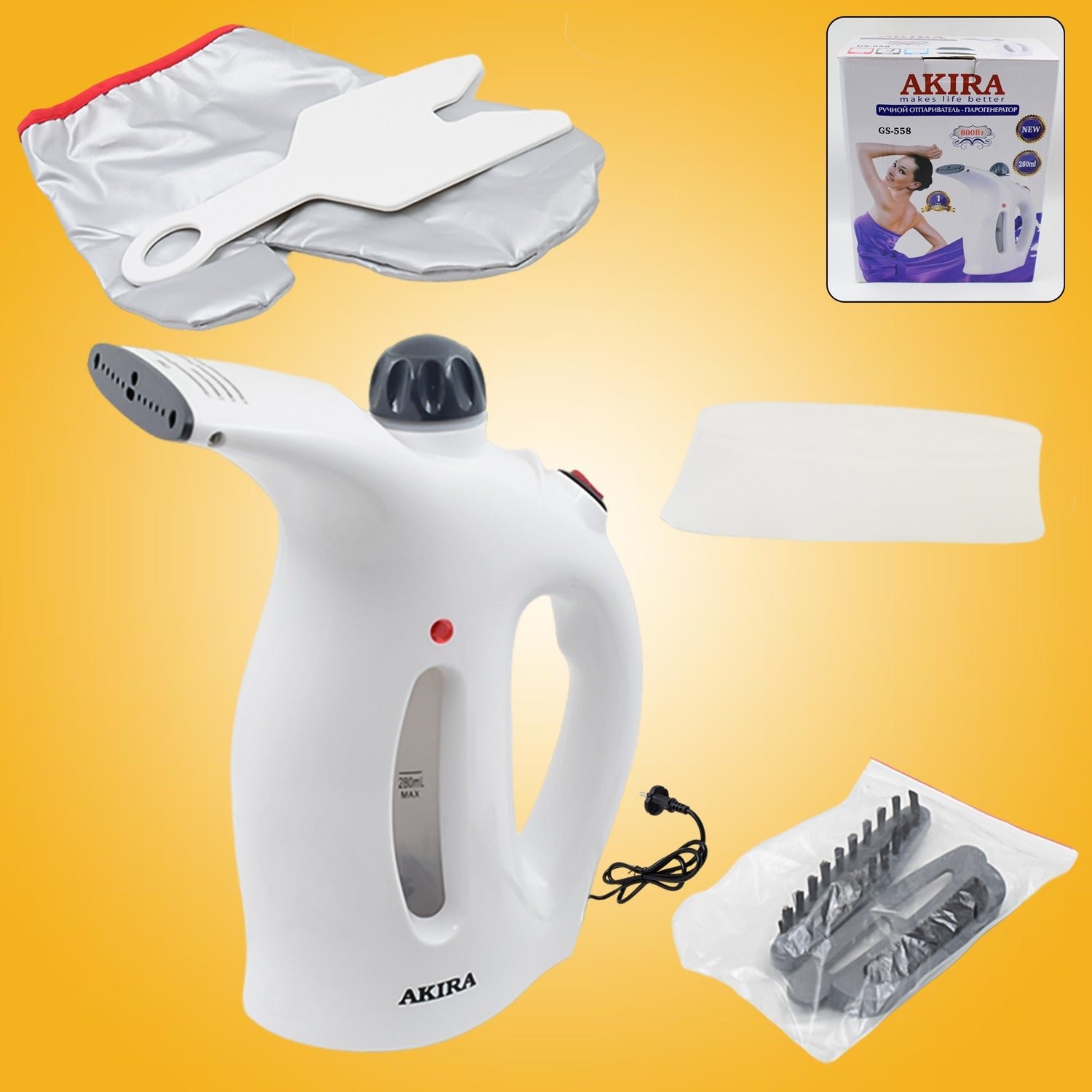Handheld Garment Steamer – Portable Fabric & Facial Care