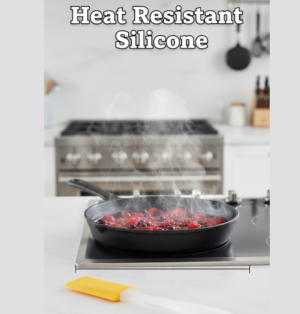 Silicone Cooking Spatula – Heat Resistant 18 cm | Bake & Dwell