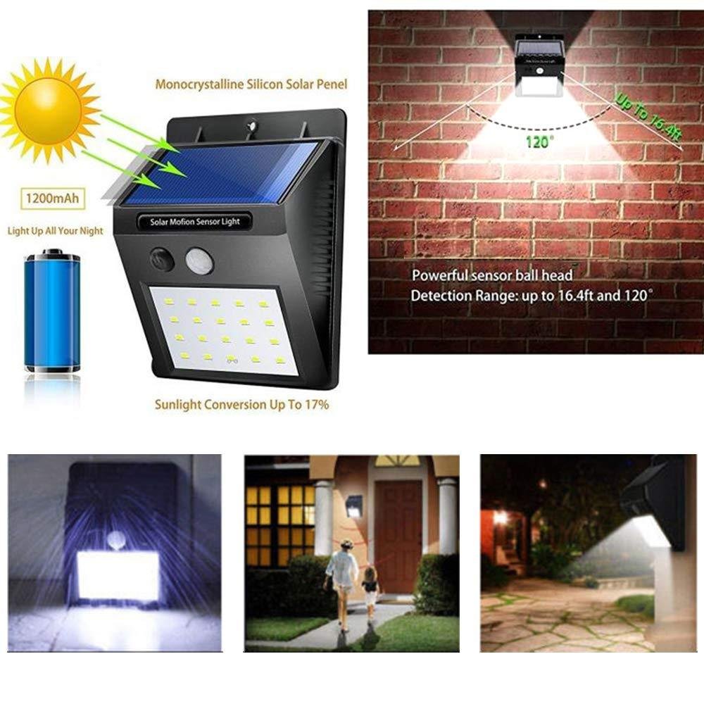 Solar Security LED Light – 30-LED Outdoor Wall | AutoSafeo