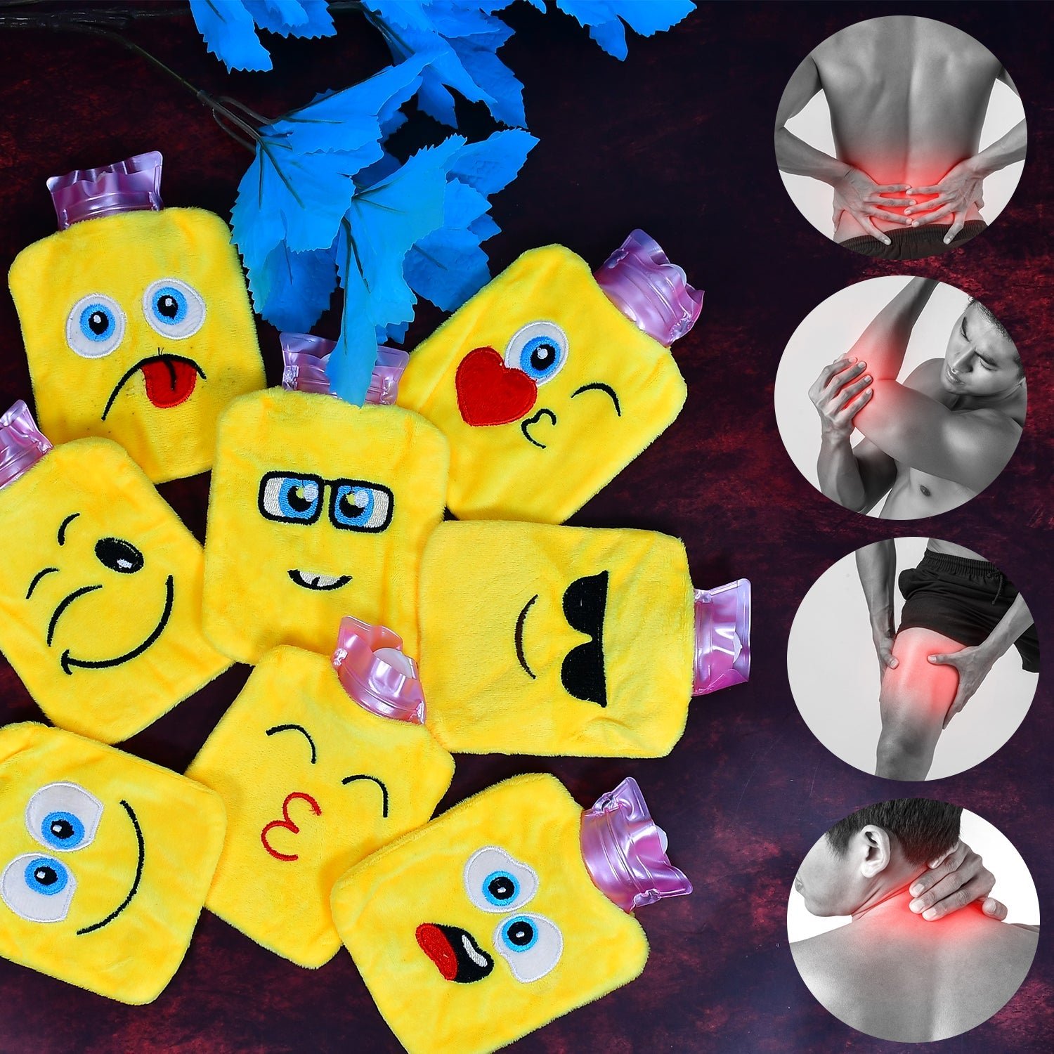 Emoji Hot Water Bag – Pain Relief & Winter Comfort | Velvet Wellness