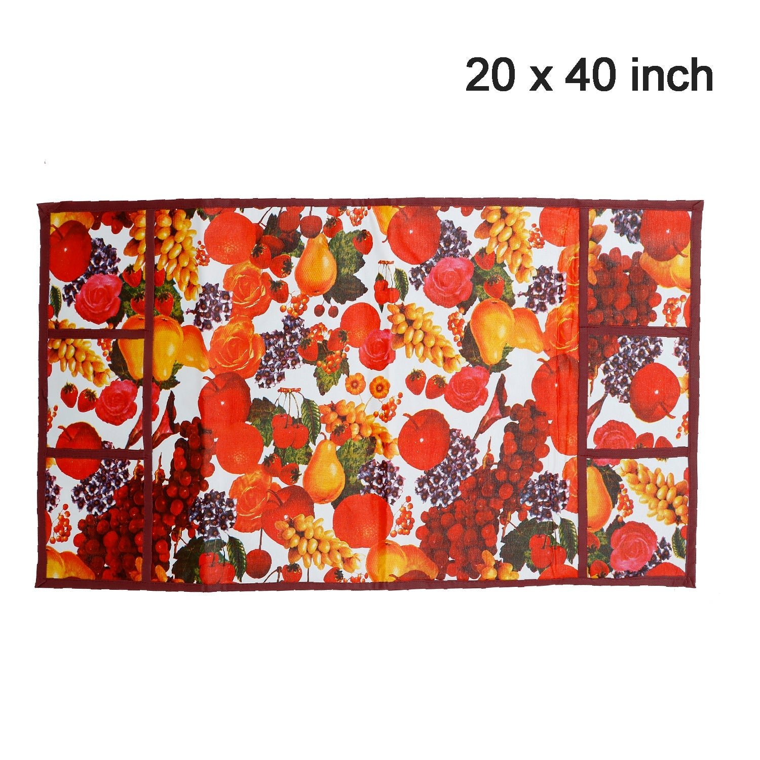 Fridge Top Cover – Decorative PVC Kitchen Appliance Protector | CookAura