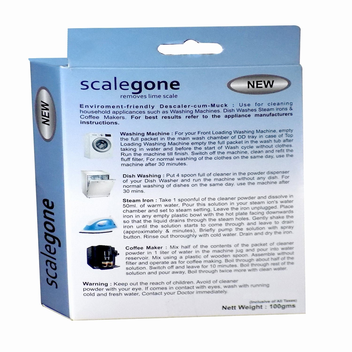 Washing Machine Descaler Powder – Tub Cleaner & Limescale Remover | Storenzo