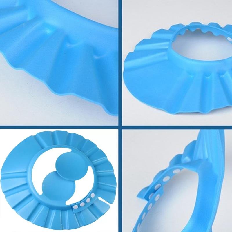 Baby Shower Cap – Adjustable & Soft for Tear-Free Bathing | Mini Bubbles