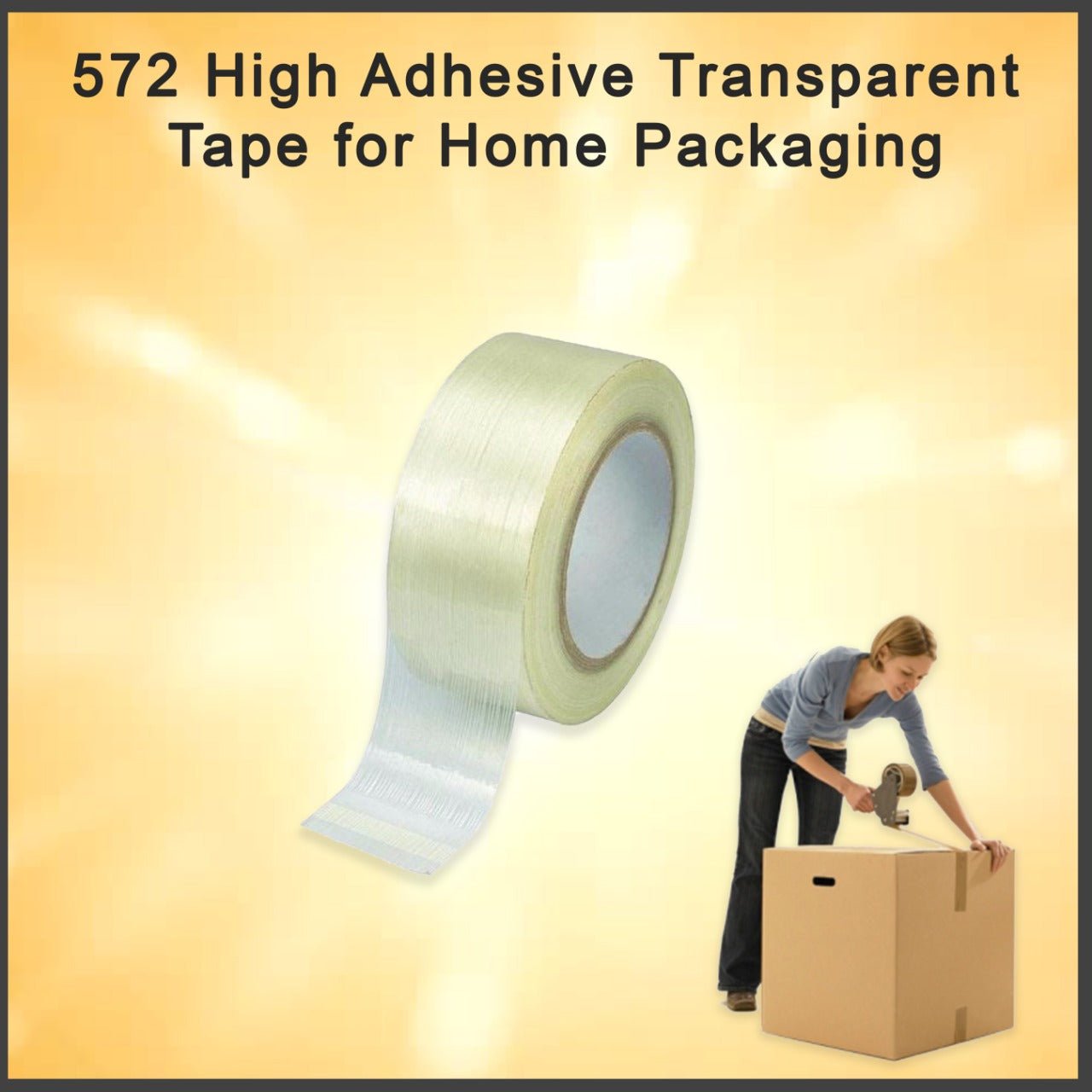 Transparent Cello Tape – High Adhesive Packaging & Multipurpose | TapeHub