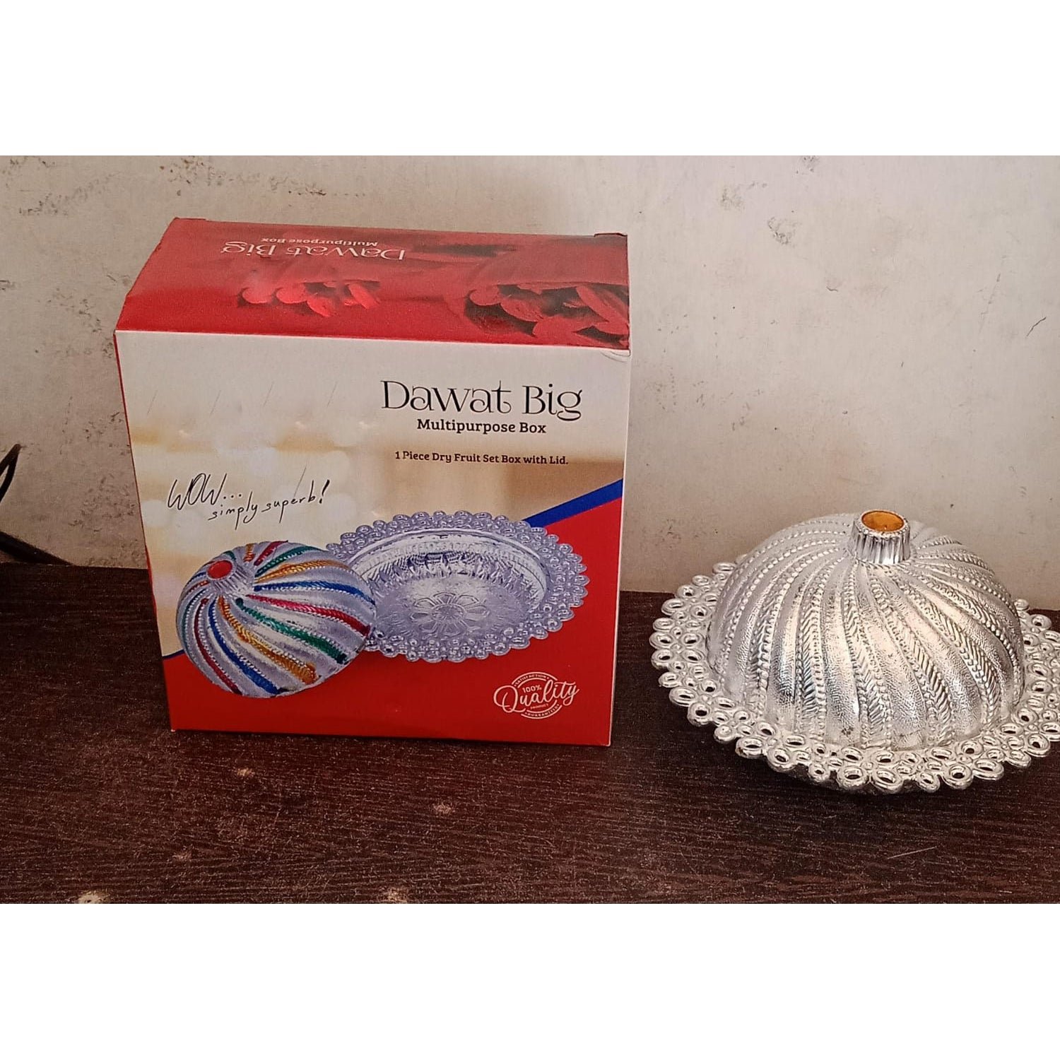 Dry Fruit Box with Lid – Mukhvas & Snack Storage | Tidy Table
