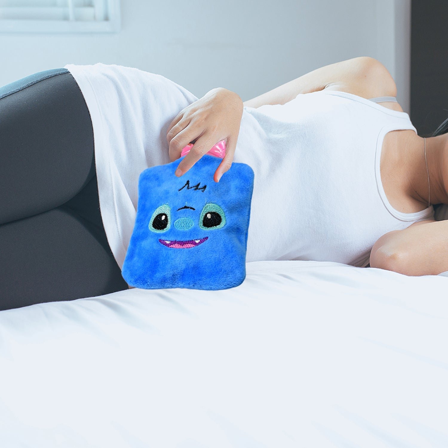 Small Hot Water Bag – Pain Relief & Warming with Cover | FitFuzion
