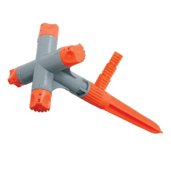 Garden Sprinkler – 360° Rotating Adjustable 4-Arm | Grow Garden Tools