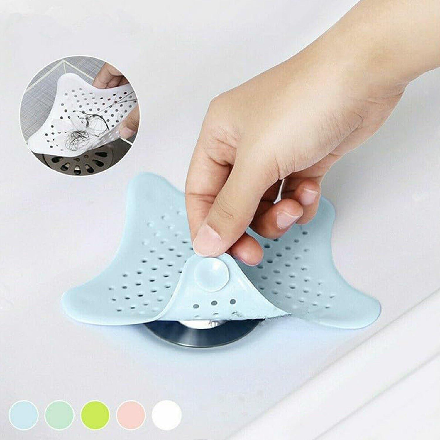 Sink Strainer – Star Design Hair Catcher for Drains | ShineCrest