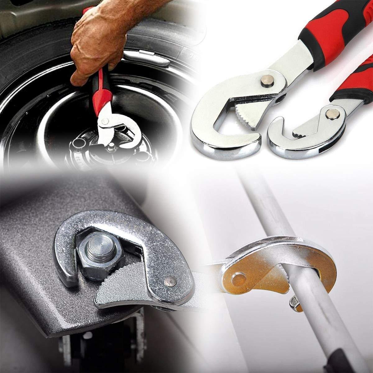 Adjustable Wrench Set – Universal Snap Grip 2-Pc | BoltForce