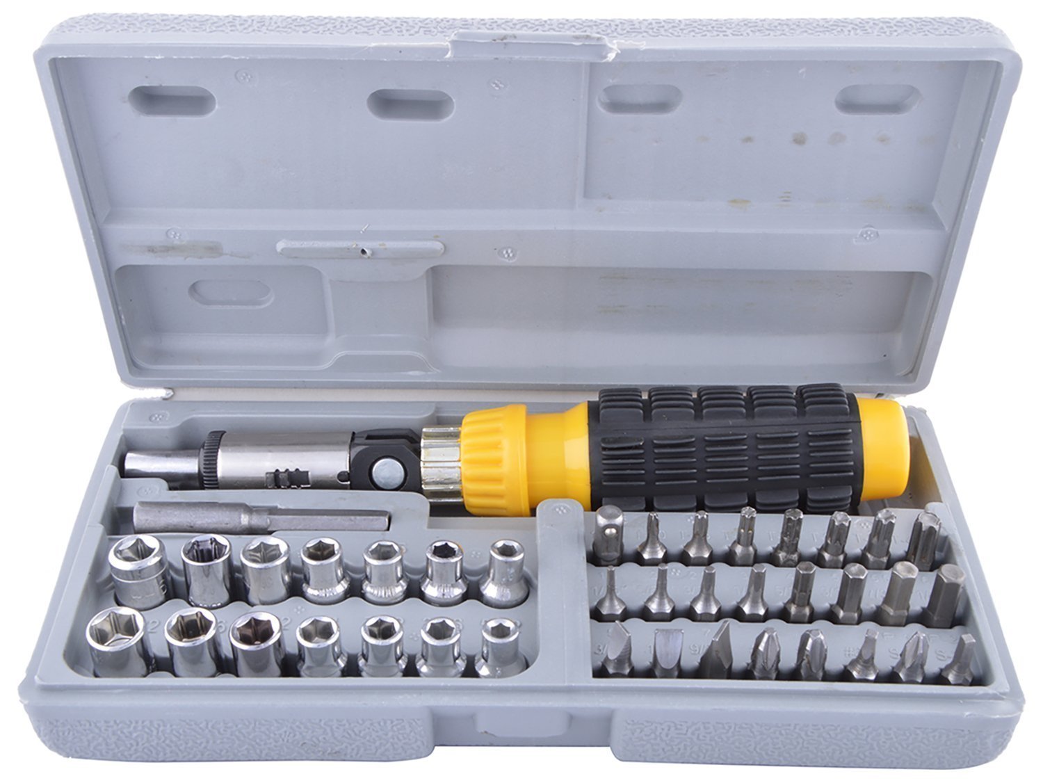 Socket & Screwdriver Tool Kit – 41-Piece Carbon Steel Set | ToolMate Pro
