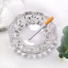 5_f38a6bc9-bccf-4c3b-893b-bd0bb5a9508e Crystal Glass Ashtray – Round Cigar & Cigarette | Styleva