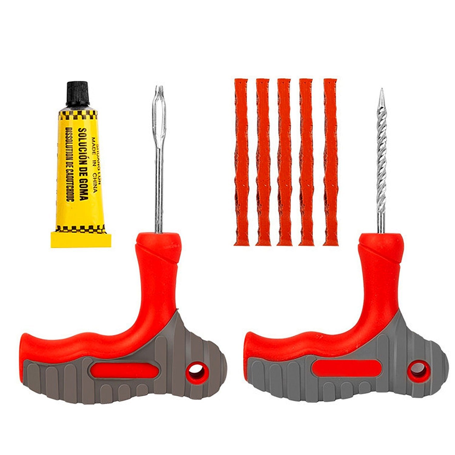 Tubeless Tyre Puncture Repair Kit – 4-in-1 Durable Tool Set