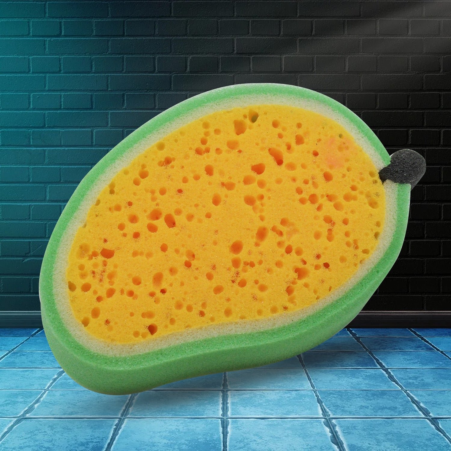 Mango Dish Sponge – Soft, Durable & Multipurpose Cleaner | VelvetBubbles