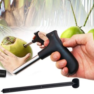 Coconut Opener Tool – Stainless Steel & Easy Grip | Quickslice