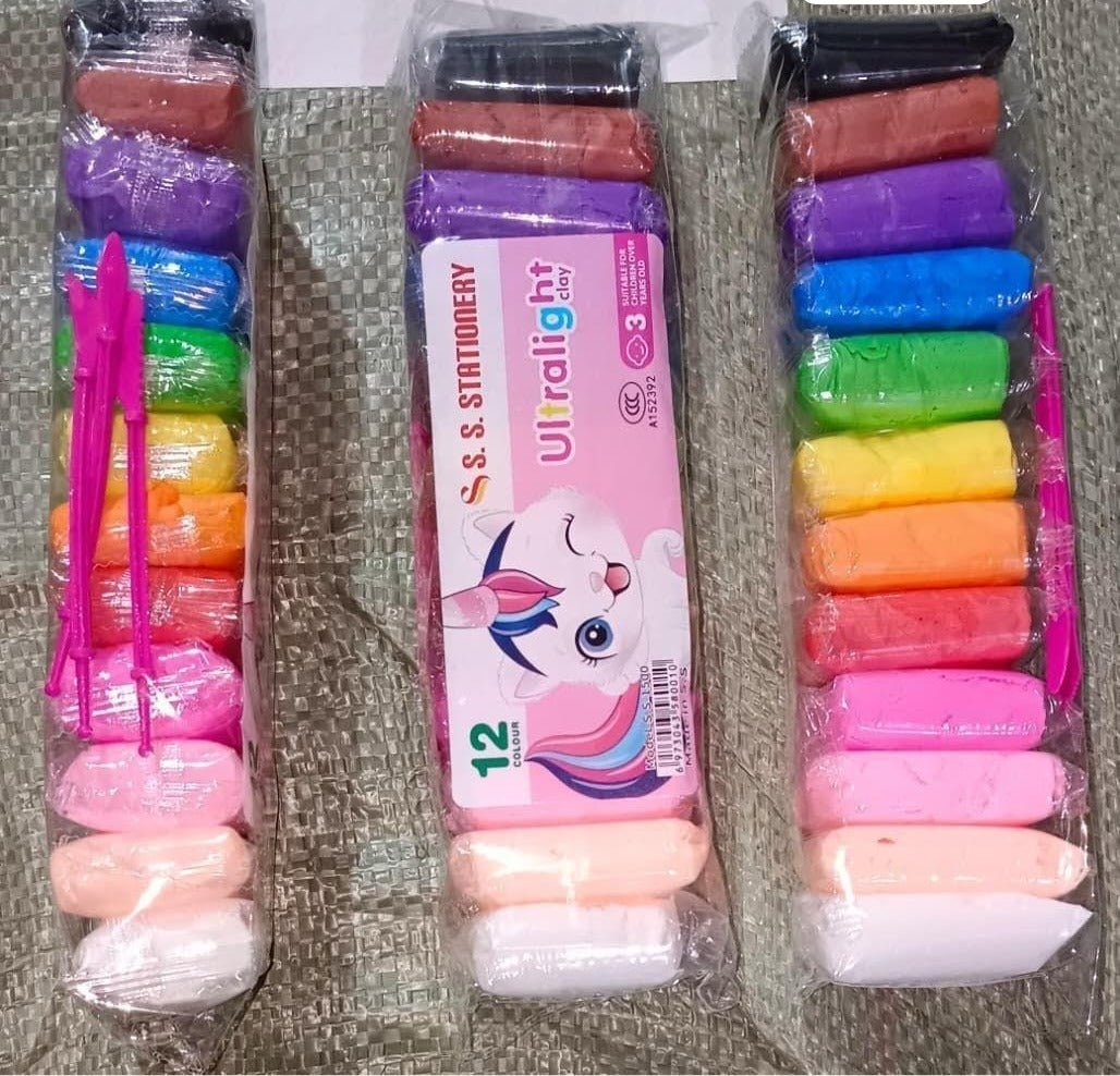 5a6d4f99-01ae-495f-b625-645f299b061f Antibacterial Kids Clay Set – 12 Vibrant Colours for Creative Play