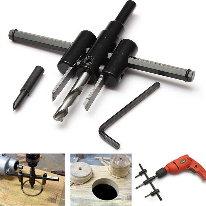 Adjustable Circle Hole Saw – Versatile 30-120mm Cuts | BoltForce