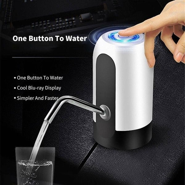 Automatic Water Pump – USB Rechargeable for 20L Bottles | Tidy Table