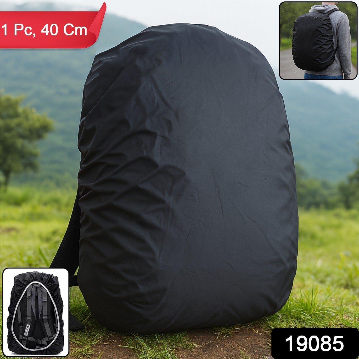 Waterproof Small Backpack Rain Cover – Lightweight & Durable Protection
