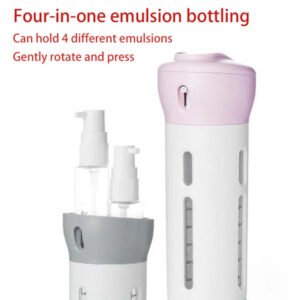 Travel Dispenser Bottle Set – 4-in-1 Leak-Proof | FERVENT
