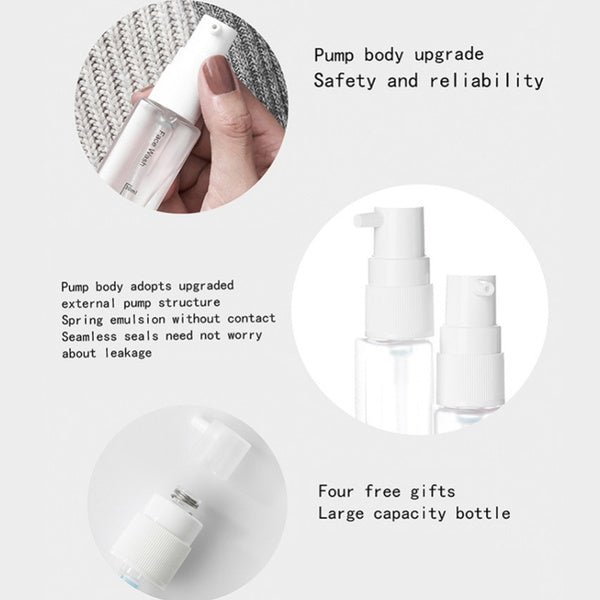 Travel Dispenser Bottle Set – 4-in-1 Leak-Proof | FERVENT