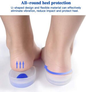 Gel Heel Cups – Silicone Pads for Heel Pain Relief | Velvet Wellness