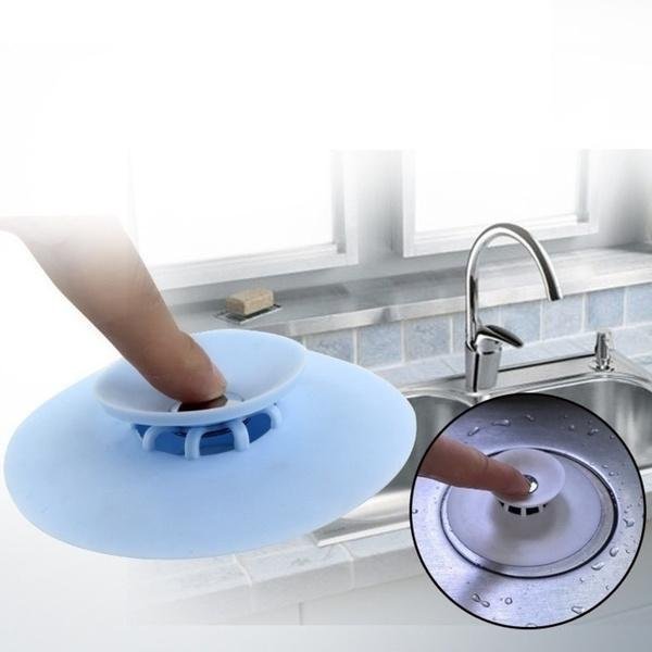 Silicone Sink Strainer & Sealer Cover – Durable & Easy Clean