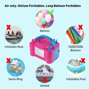 Electric Balloon Pump – Dual Nozzle Inflator | Play & Move