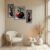 Flower Vase Wall Art – Vibrant Floral 3-Panel MDF Frame