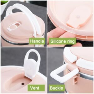 Stainless Steel Lunch Box – 4 Layer Insulated Tiffin | Lunchie Bunchie