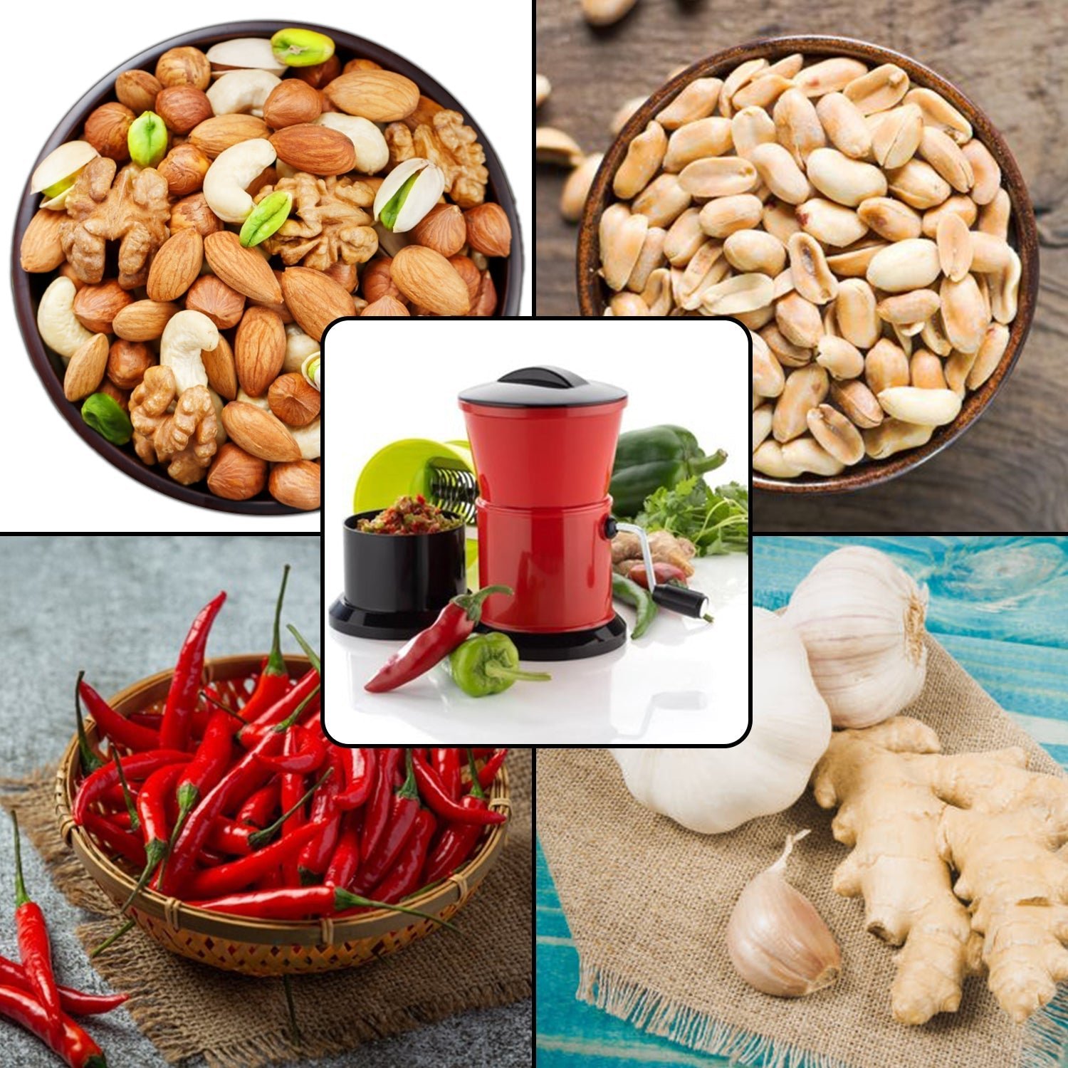Chilly Cutter – Round Hand Grinder | Quickslice