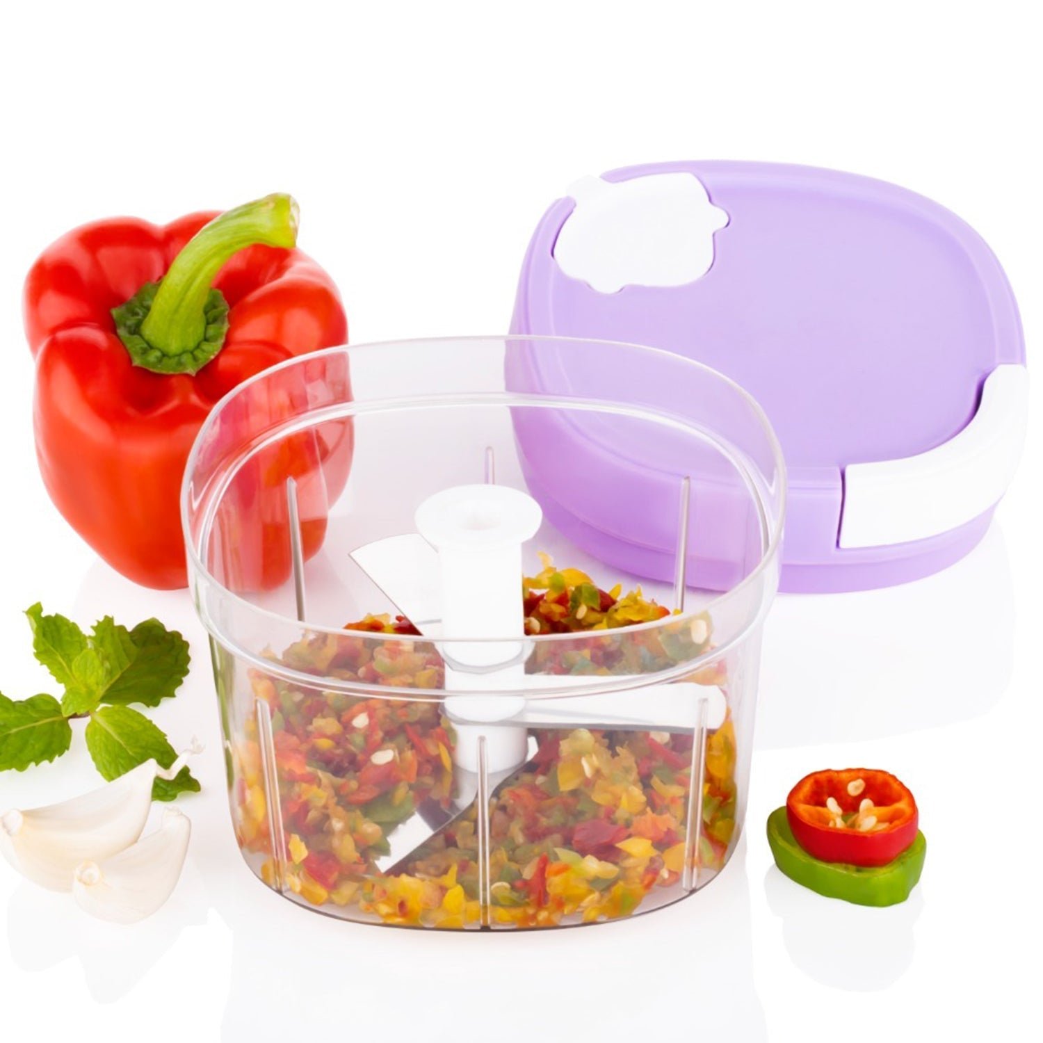 Handy Chopper – Manual Vegetable & Fruit Slicer | CookAura