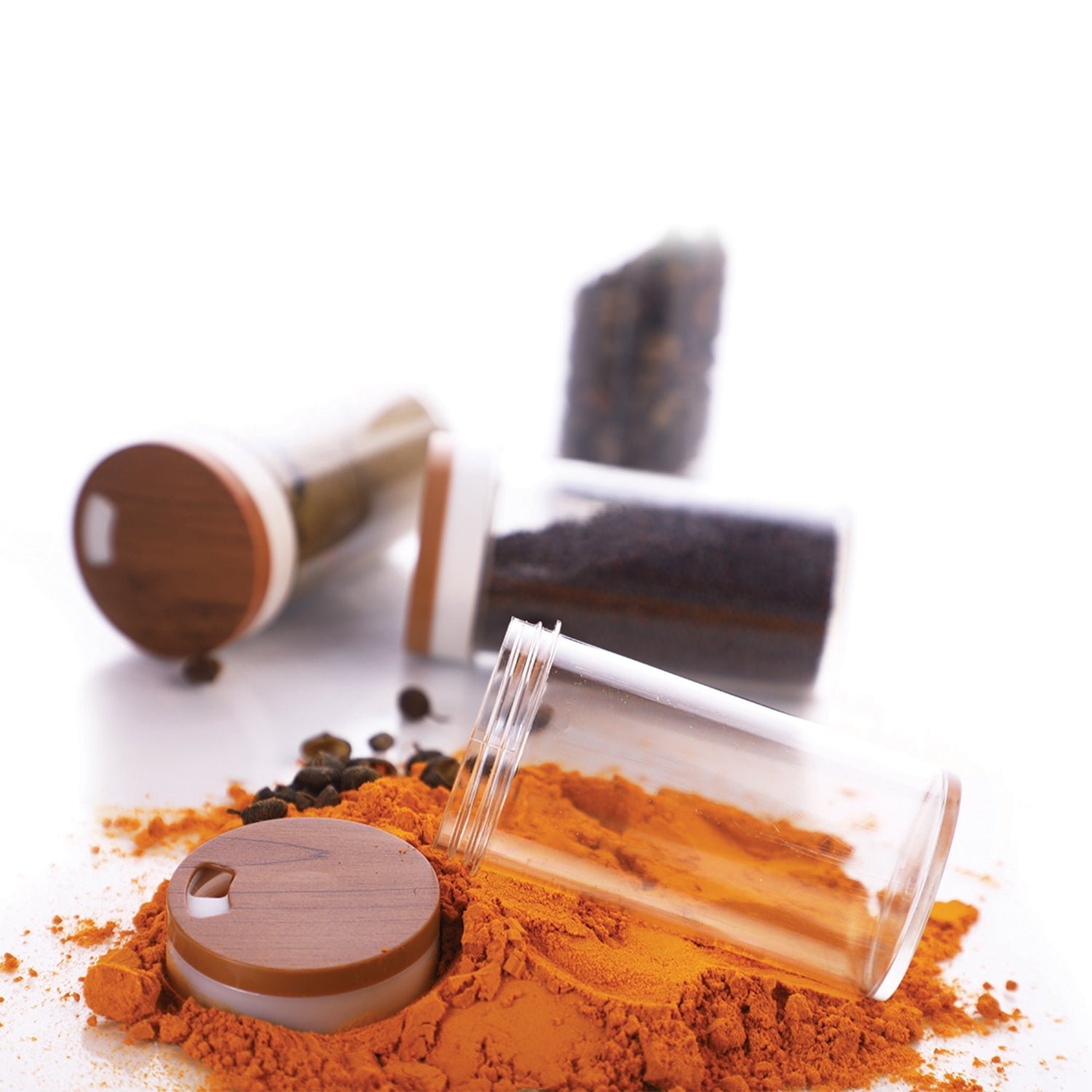 Revolving Spice Rack – 12-Jar Masala Box for Kitchen | Ganesh