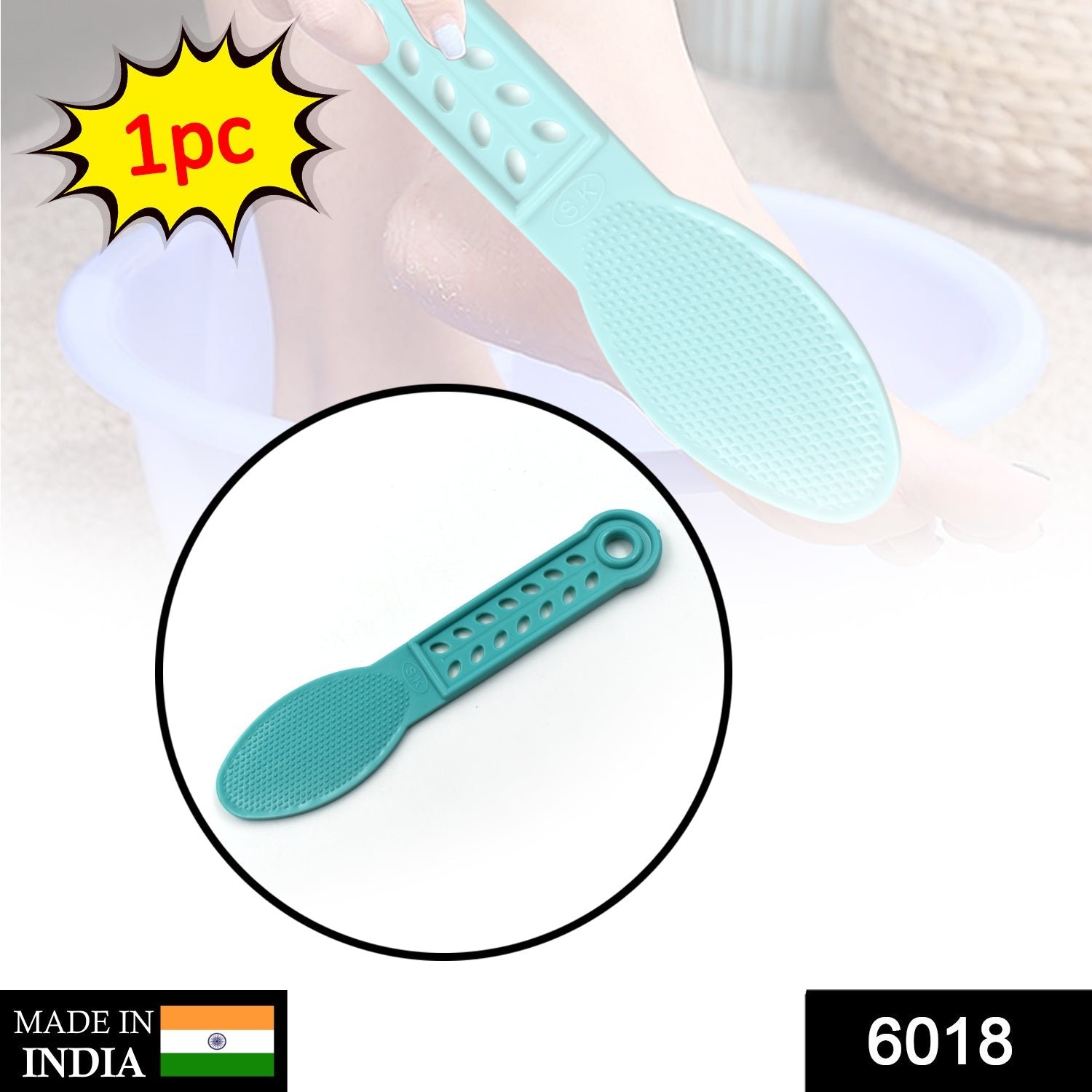 Plastic Foot Scrubber – Pedicure Tool for Smooth Feet | Velvet Wheels