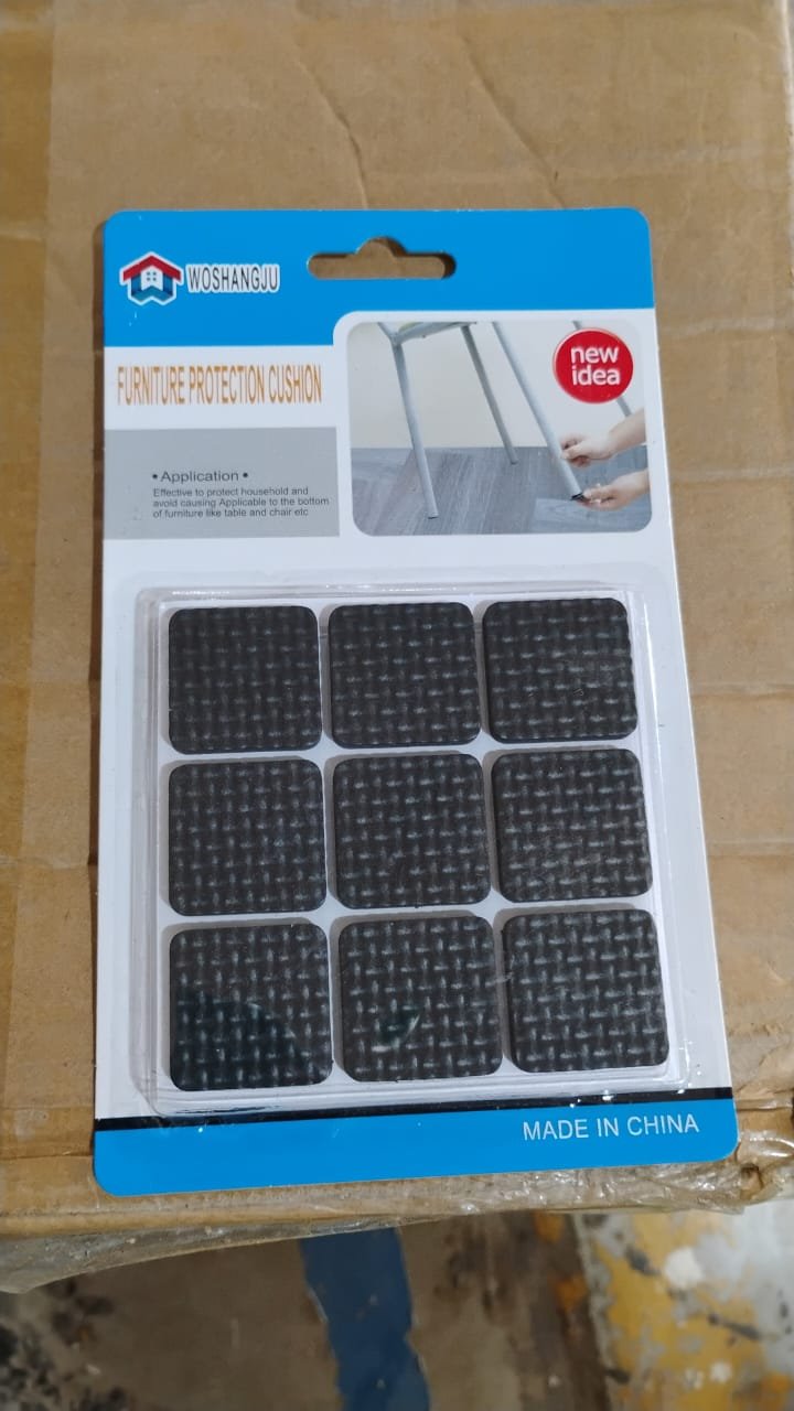Self-Adhesive Furniture Pads – Square Floor Protectors (18 Pcs) | Styleva