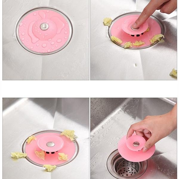 Silicone Sink Strainer & Sealer Cover – Durable & Easy Clean
