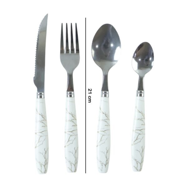 Stainless Steel Cutlery Set – Elegant Dining Essential for Home and Kitchen