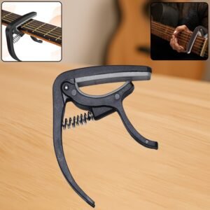 Guitar Capo with Pick Holder & Soft Pad – For All Guitars | Wagtail