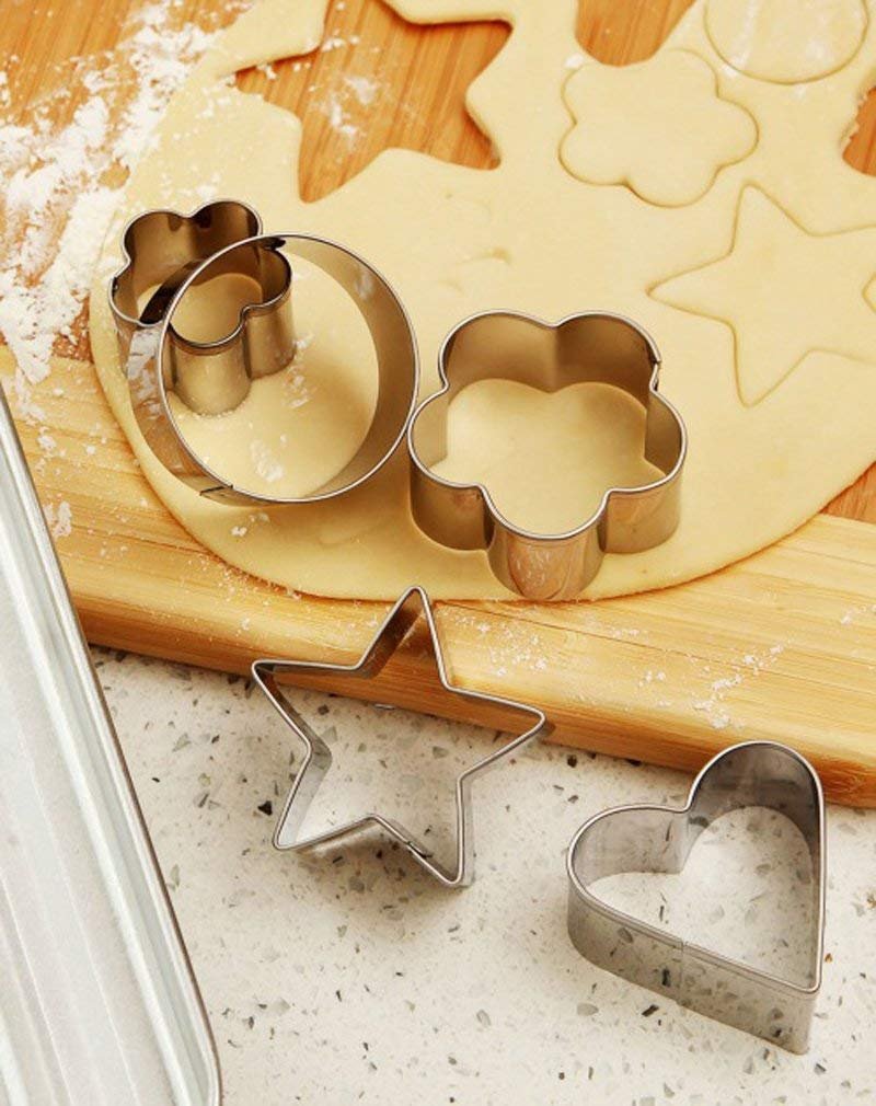 Cookie Cutter Set – 12 Pcs Stainless Steel Shapes | Bake & Dwell