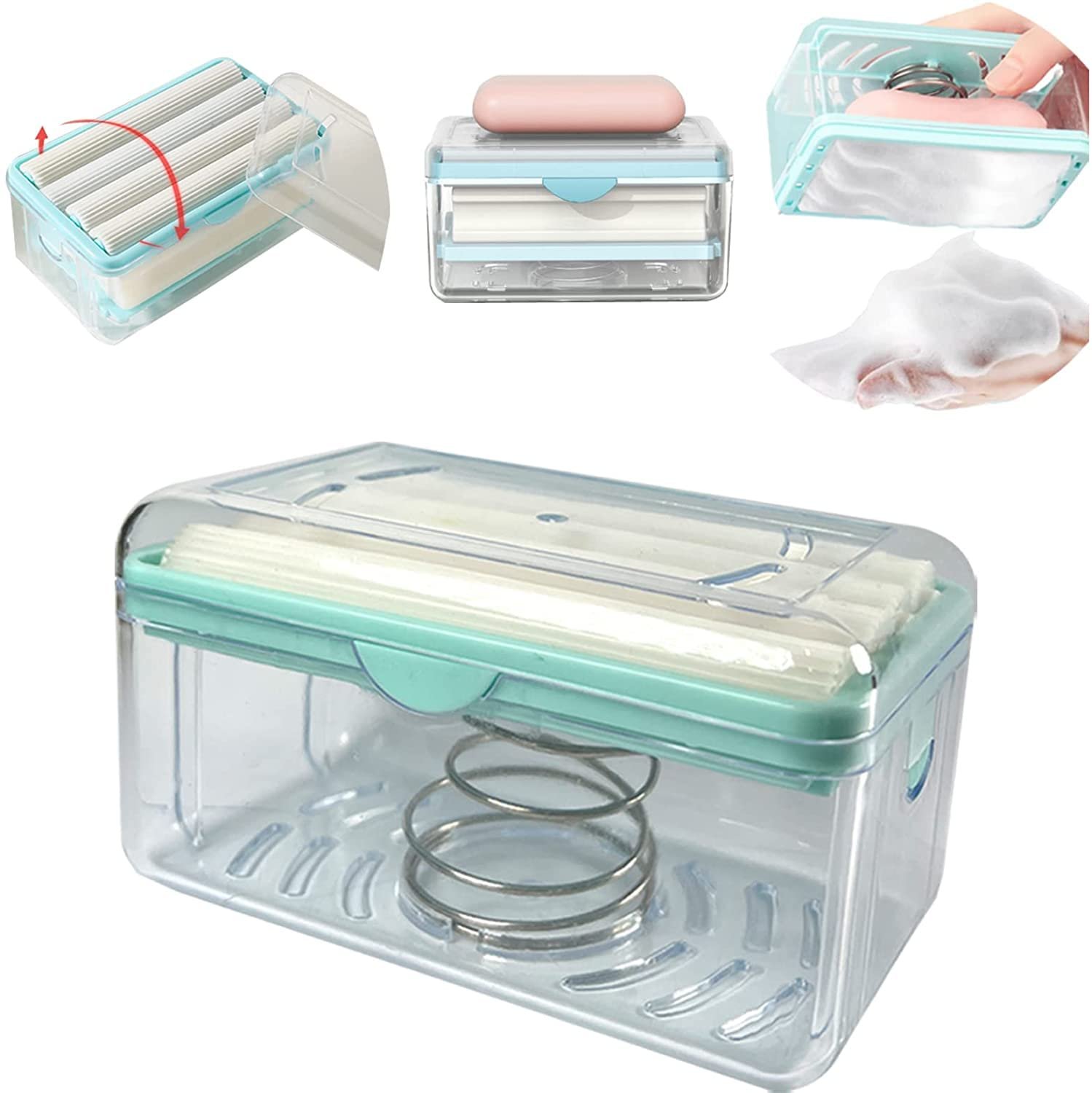 Soap Roller and Dispenser – Portable 2-in-1 Kitchen & Bath Accessory